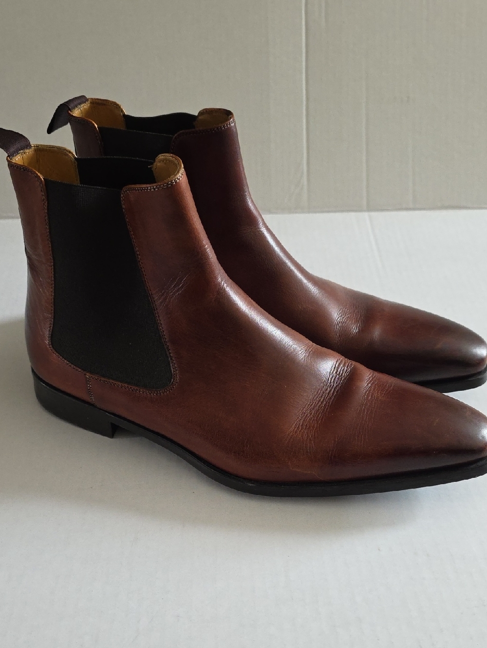 Magnanni Brown Leather Boots